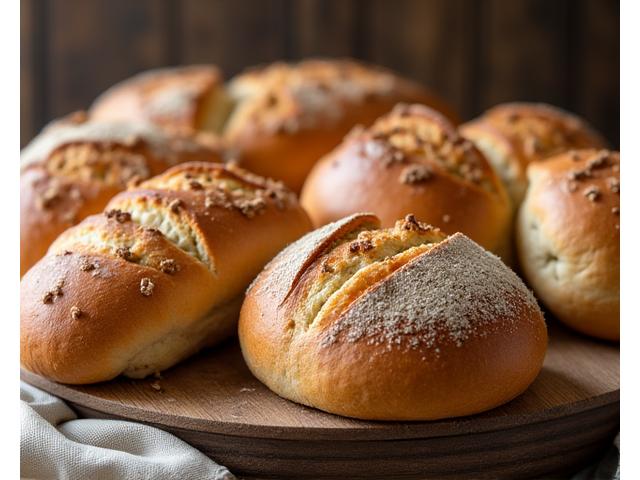 A selection of artisan gluten-free bread and pastries.