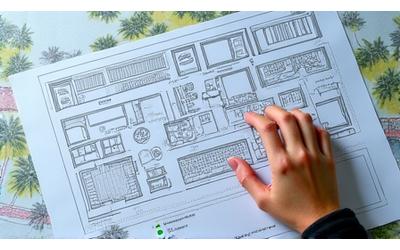 Overhead view of an event layout plan with mobile catering indicated
